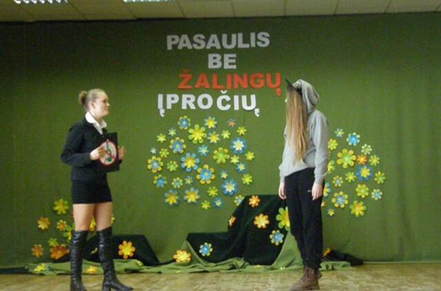 Bendras tikslas - pasaulis be žalingų įpročių