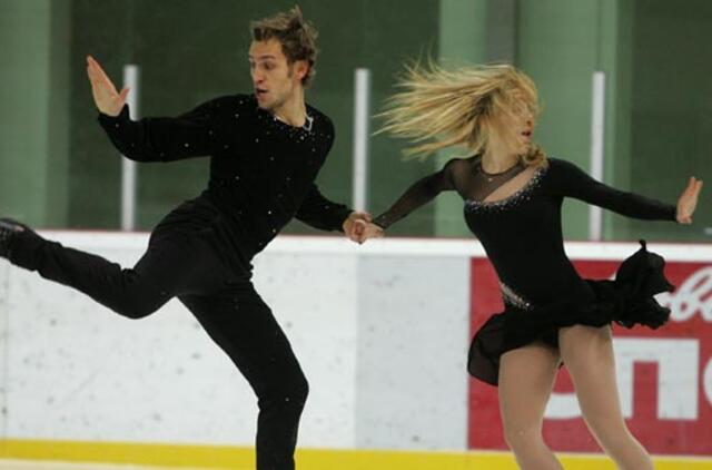 Čiuožėjai I.Tobias ir D.Stagniūnas pasaulio čempionate po trumposios programos - 18-i