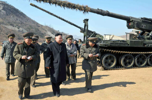 JAV išplėtė sankcijas Šiaurės Korėjai