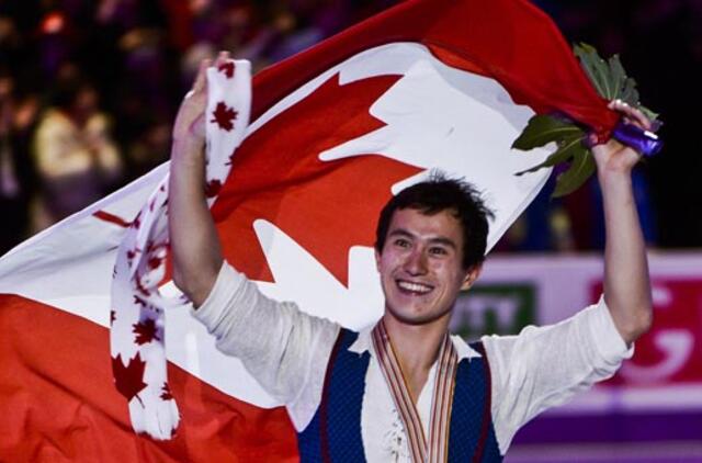 Kanados čiuožėjas Patrikas Čanas trečią kartą iš eilės tapo pasaulio čempionu