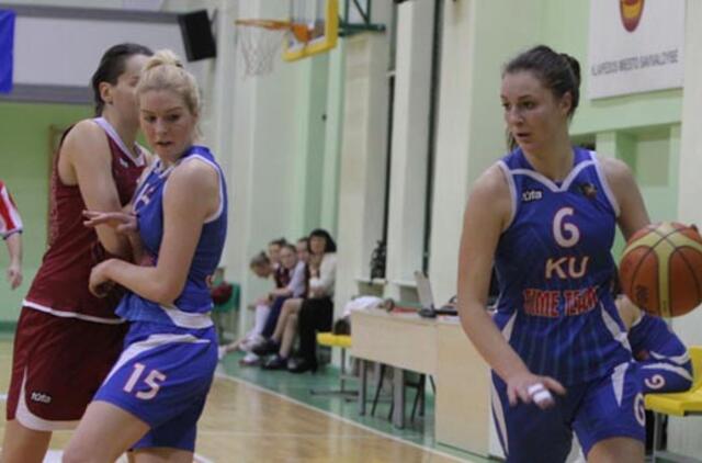 KU merginos pusfinalyje varžysis su LSU