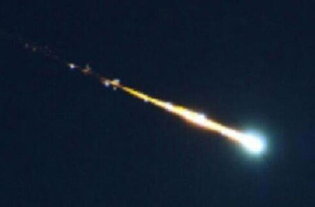 Savaitgalį didelis meteoras sudegė ir virš Niujorko