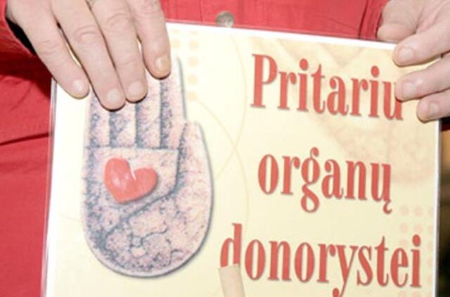 Užgesusi moteris organus paaukojo kitiems