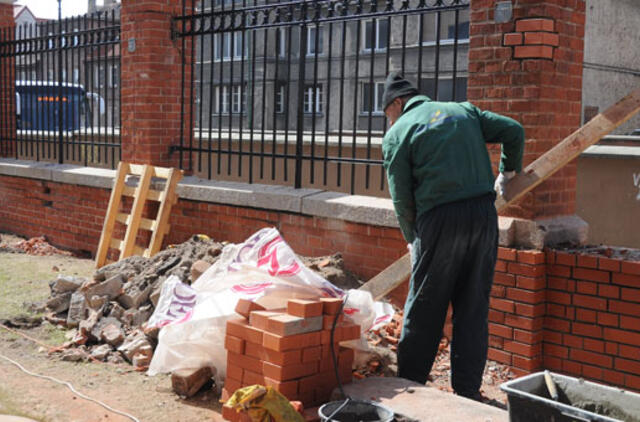 Restauruota dalis universiteto miestelio tvoros