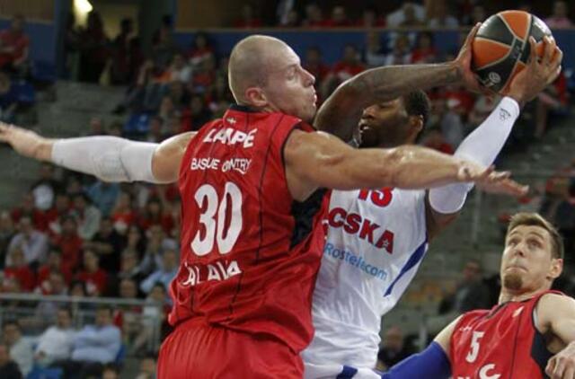 "Caja Laboral" sušvelnino Eurolygos ketvirtfinalio serijos rezultatą