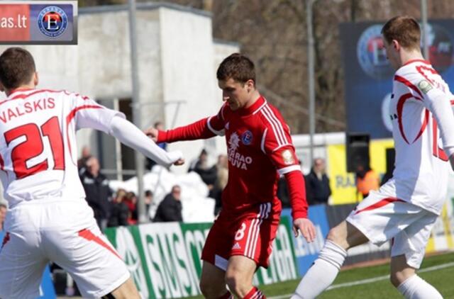 "Ekrano" futbolininkai mačo pabaigoje išsigelbėjo nuo pralaimėjimo