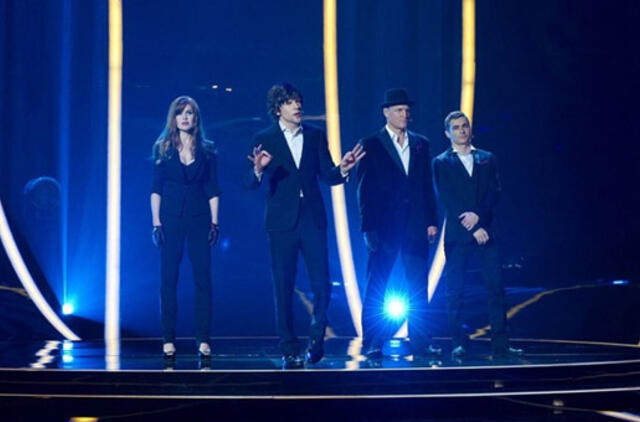 Filme „Apgaulės meistrai“ kino žvaigždės sukūrė itin įtaigų iliuzijų ir vikrių triukų pasaulį