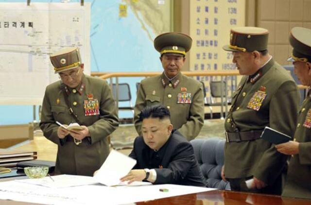 JAV nemato pokyčių Šiaurės Korėjos kariniuose veiksmuose