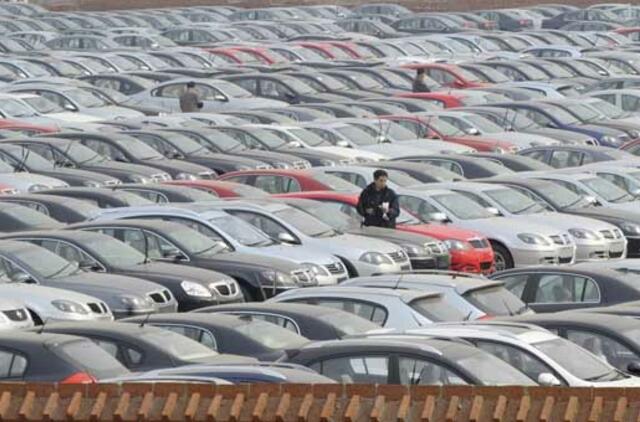 Kinijoje pirmąjį šių metų ketvirtį parduota per 5,4 mln. automobilių