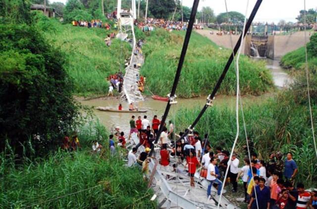 Tailande sugriuvus tiltui žuvo 5 žmonės, 45 sužeisti