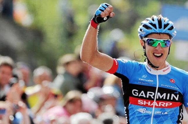 Dviratininkas Ramūnas Navardauskas laimėjo 11-ąjį "Giro d'Italia" etapą