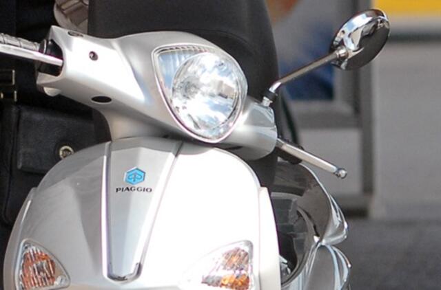 Narkotikus vartojęs motorolerio vairuotojas padarė avariją