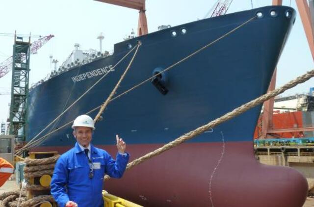 SGD terminalo laivą jau skalauja vanduo