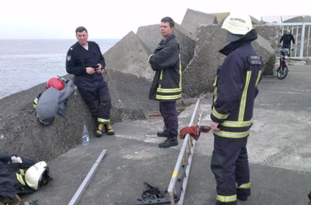 Smiltynėje prie molo nuskendo vyras