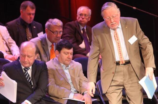 TS-LKD pirmininkas Andrius Kubilius turi 10 pavaduotojų