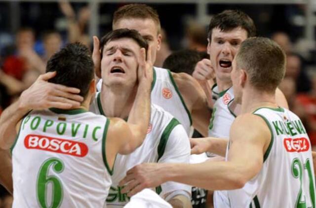 "Žalgiris" laimėjo pirmąsias Vieningosios lygos pusfinalio rungtynes