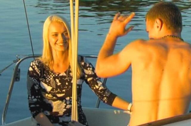 Dainininkė Viktorija Sutkutė televizijos eteryje vaikinus mėtys už borto