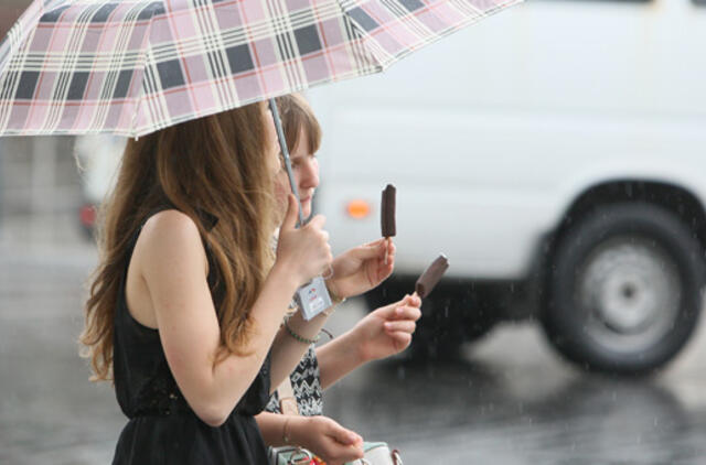 Dieną daug kur palis, griaudės perkūnija