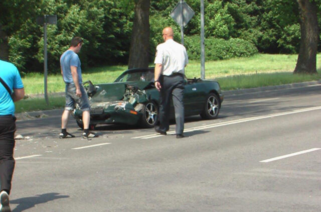 Klaipėdoje susidūrė keturi automobiliai