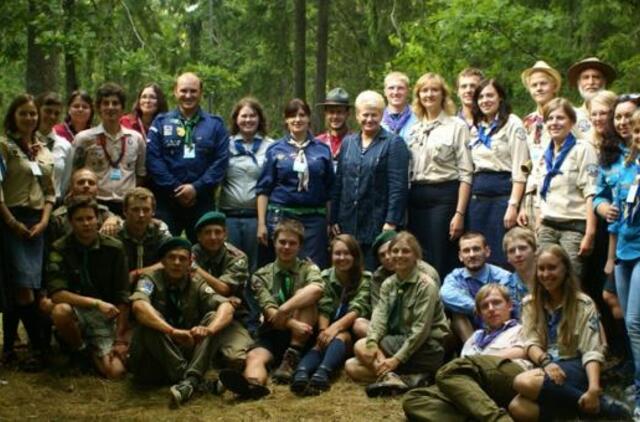 Masčio pakrantėje stovyklaus 2000 skautų