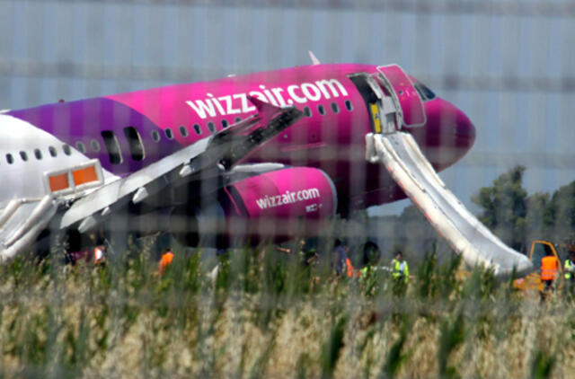 "Wizz Air” kompanijos lėktuvas leidosi Romoje avariniu būdu