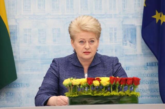 Dalia Grybauskaitė: Neringos Venckienės paieškos - ne prezidentės atsakomybė