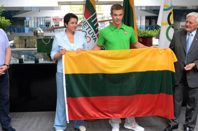 Jaunieji sportininkai išlydėti į Europos olimpinį festivalį