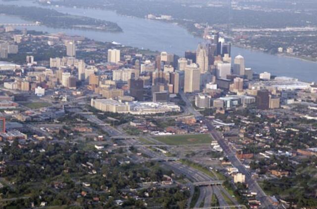 JAV Detroito didmiestis paskelbė bankrotą