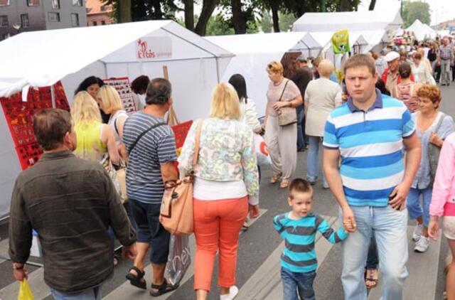 Jūros šventės mugėje - natūralumo  vėjai