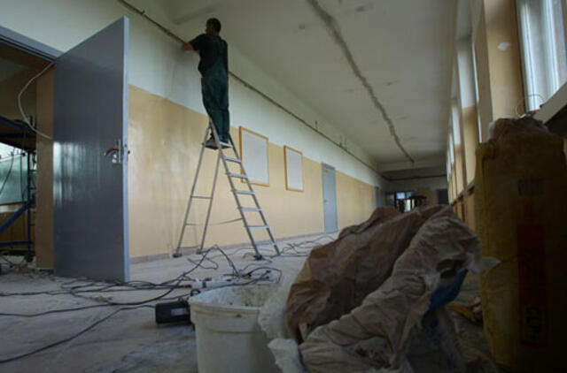 Modernizuojama progimnazija sukėlė ne džiaugsmą, o galvos skausmą