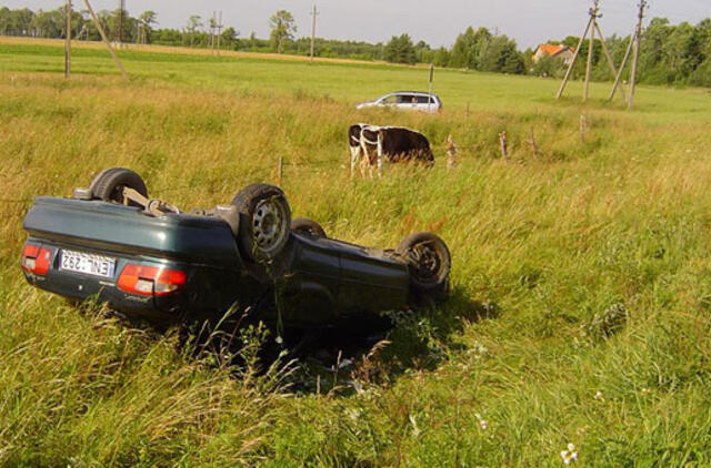 "Perskrido" tiltą ir nusileido ant stogo