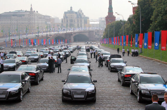 Rusijos automobilių rinkai prognozuojamas nuosmukis