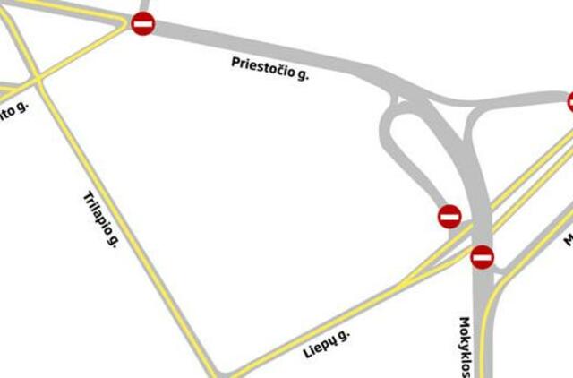 Savaitgalio "driftas" apribos eismą mieste