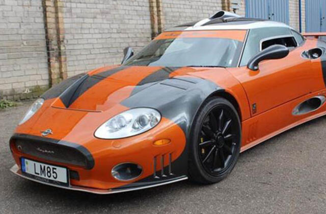 "Snoro" sportinis automobilis "Spyker C8" aukcione buvo parduotas už 376 tūkst. litų