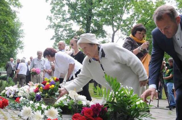 Tradiciškai pagerbta laivo "Linkuva" įgula