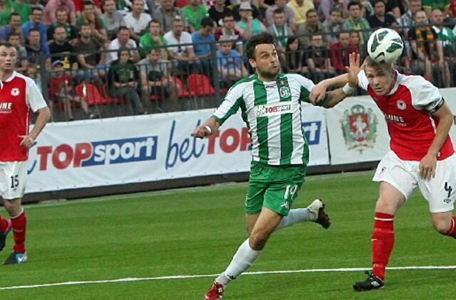 "Žalgirio" futbolininkai sužaidė lygiosiomis 2:2 su Airijos komanda