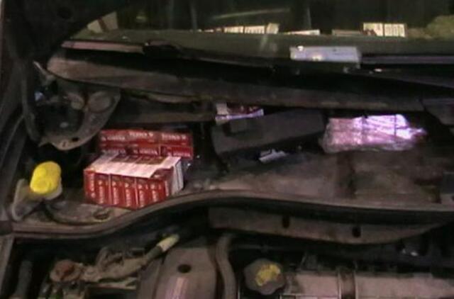 Lenkijos pasienio pareigūnai atskleidžia vis naujas kontrabandininkų gudrybes