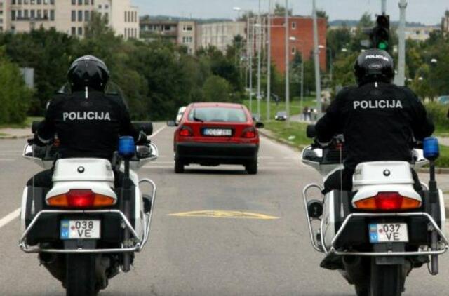 Rugpjūtį - policijos reidai šalies keliuose