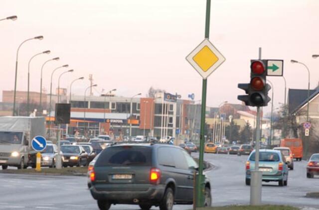 Ruošiasi sankryžos rekonstrukcijos pradžiai