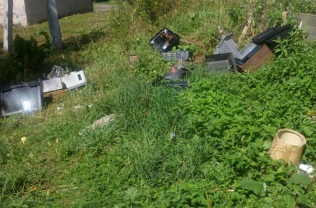 Seni televizoriai išvežti tik įsikišus žiniasklaidai