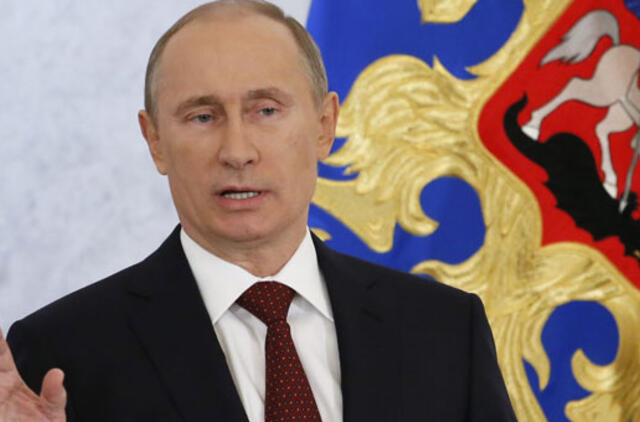 Vladimiras Putinas: JAV pareiškimai dėl Sirijos režimo panaudoto cheminio ginklo - "absurdas"