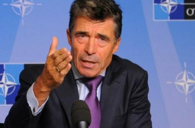 Aandersas Foghas Rasmussenas: į pareiškimus apie galimą Baltijos šalių okupaciją reikėtų reaguoti rimtai