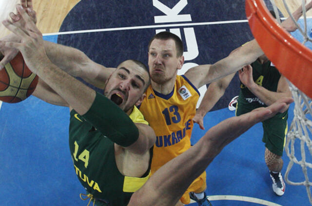 Lietuvos krepšininkai nugalėjo ukrainiečius