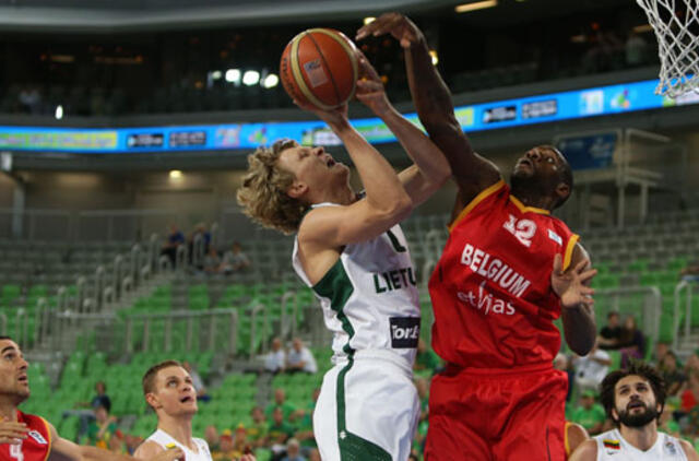 Lietuvos krepšininkai sutriuškino belgus