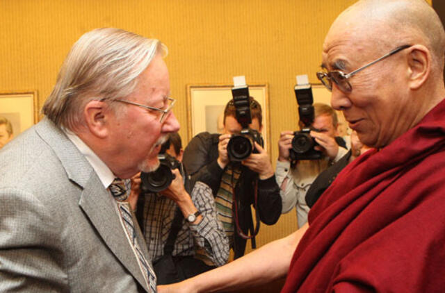 Po dešimtmečio į Lietuvą sugrįžęs Dalai Lama: jūs geriau žinote, ar esate laisvesni