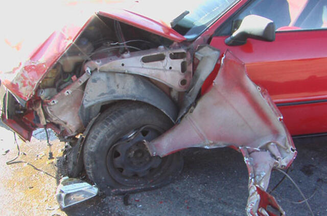 Rajone vienu metu įvyko dvi avarijos