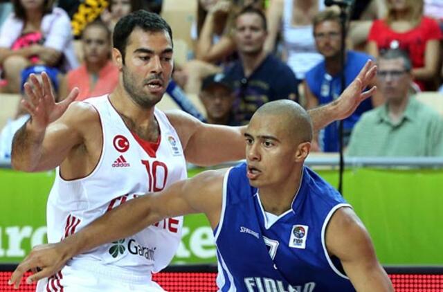 Suomijos krepšininkai netikėtai pranoko turkus