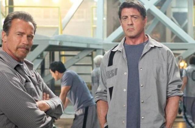 Sylvesteris Stallone ir Arnoldas Schwarzeneggeris filme "Pabėgimo planas" aptalžys vienas kitą