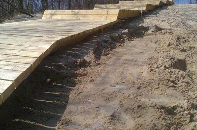 Tingėjo šluoti - patiesė naują taką