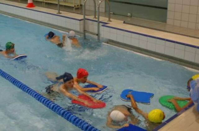 Nemokamos plaukimo treniruotės: nebeliko vietų